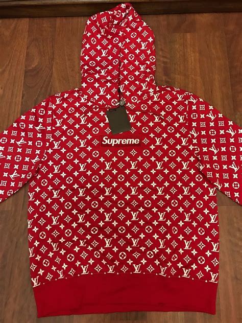 supreme and lv hoodie|supreme louis vuitton hoodie where to buy.